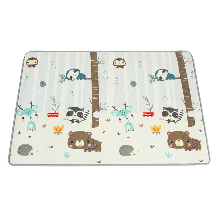 Fisher Price, Tapete de Juego Doble Vista Forest Wonder