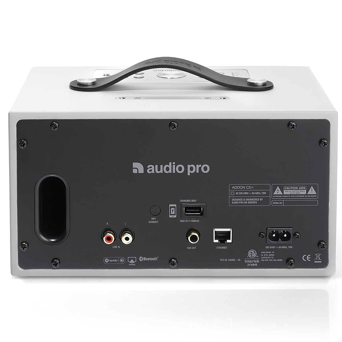 Audio Pro Addon C5A Bocina de Wifi y Bluetooth -Color Blanco