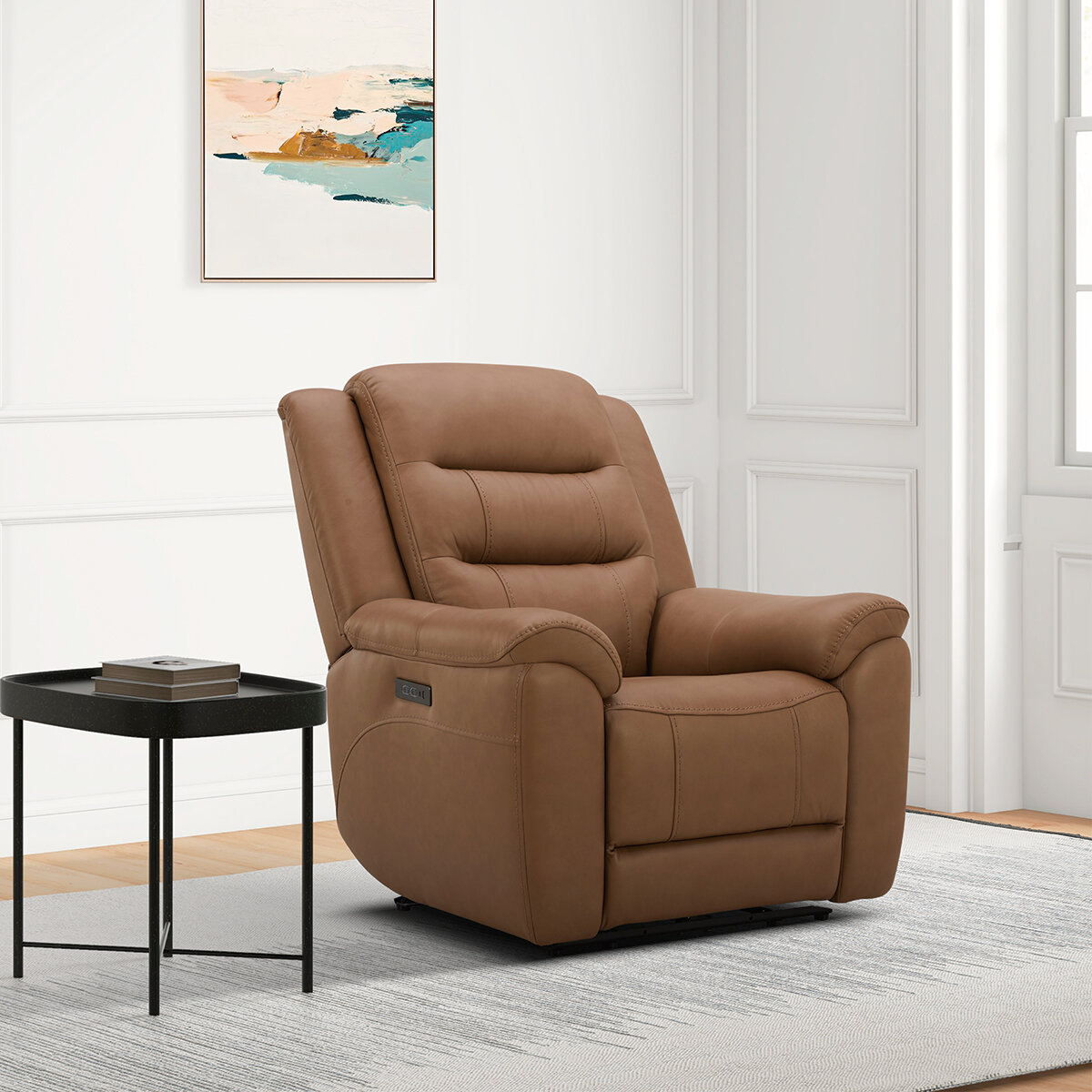Gilman Creek Furniture, Reclinable Eléctrico de Cuero