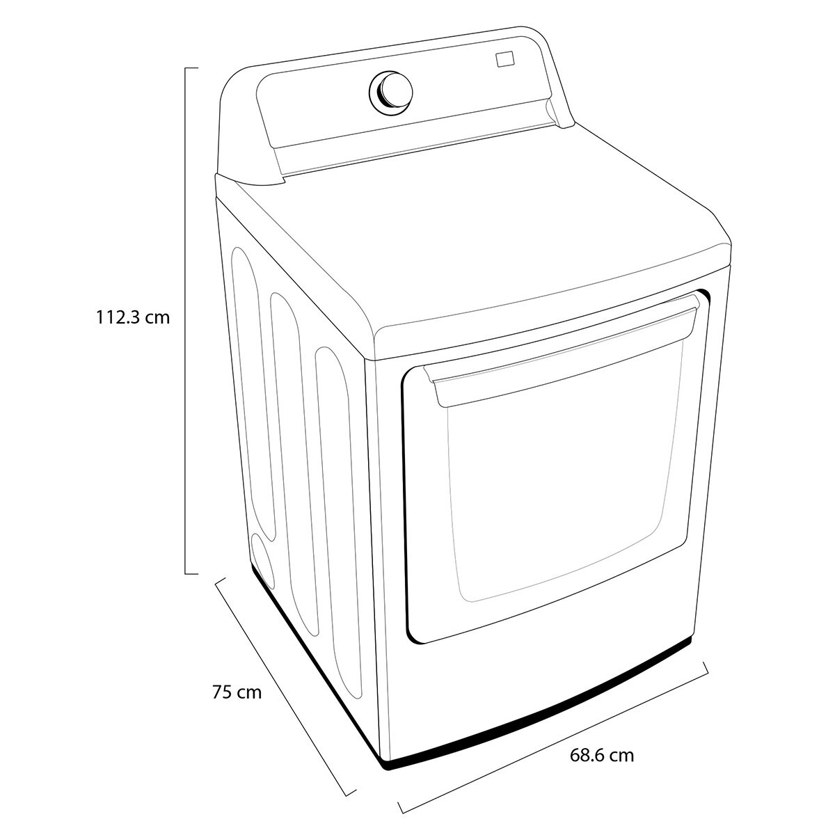 LG Secadora de gas 25 Kg