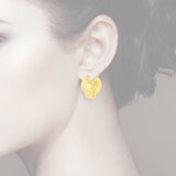 Arracadas Entrelazados, Oro Amarillo 14K