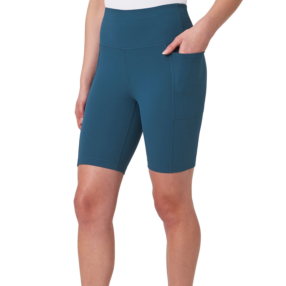 Mondetta Shorts Deportivos para Dama Azul Extra Grande