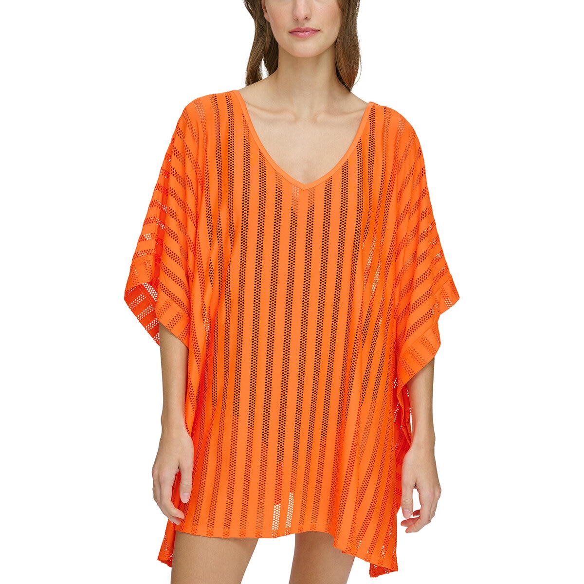 DKNY Blusón de Playa para Dama Naranja