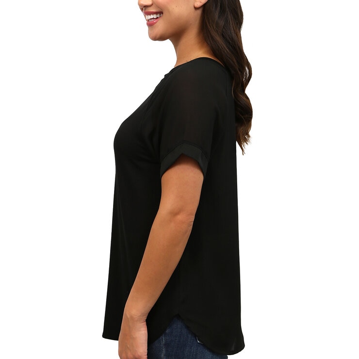 Leo & Nicole Blusa para Dama Negro Extra Chica