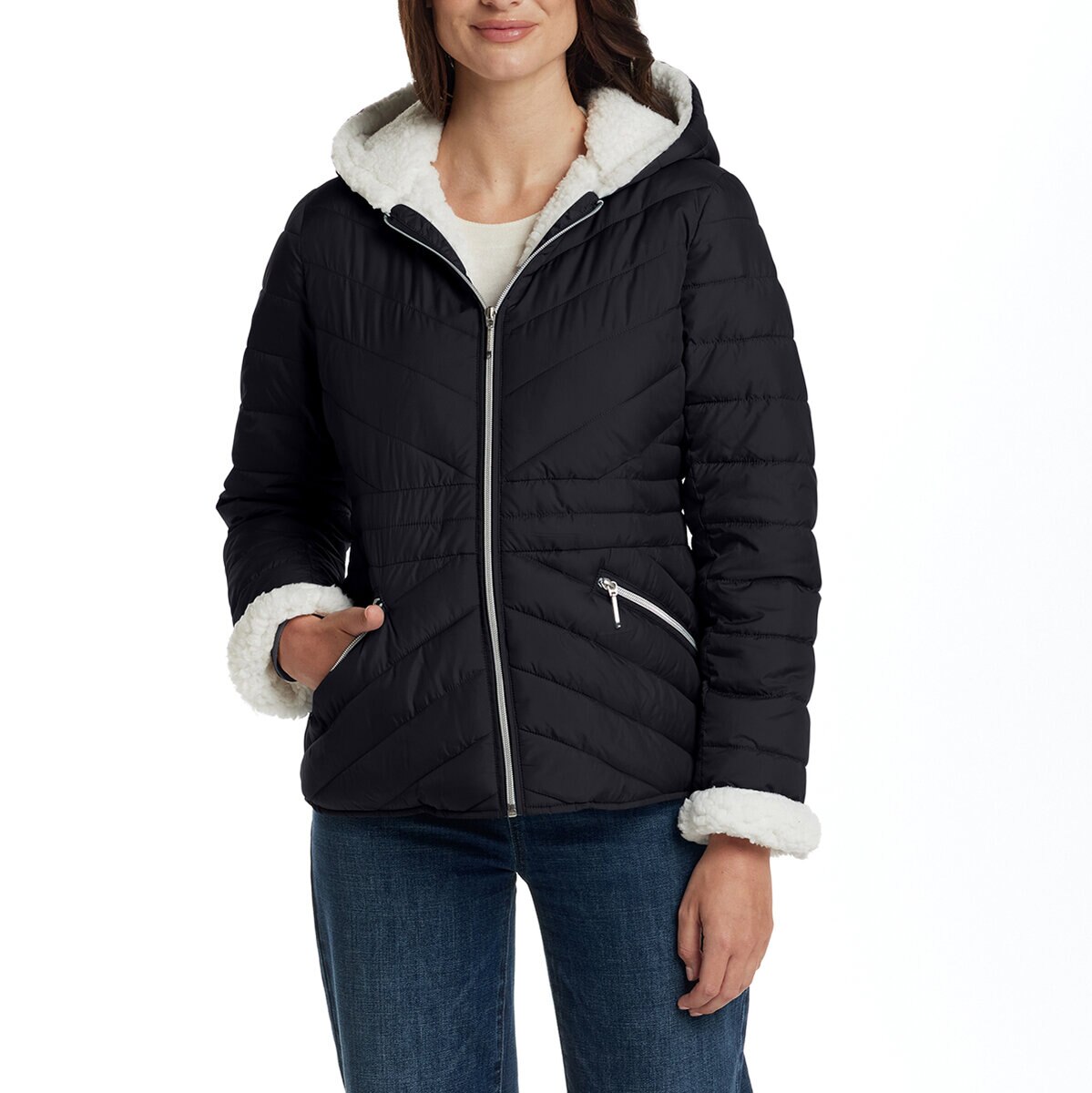 Weatherproof Chamarra para Dama Negro Grande