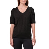 Kersh Blusa para Dama Negro Extra Grande