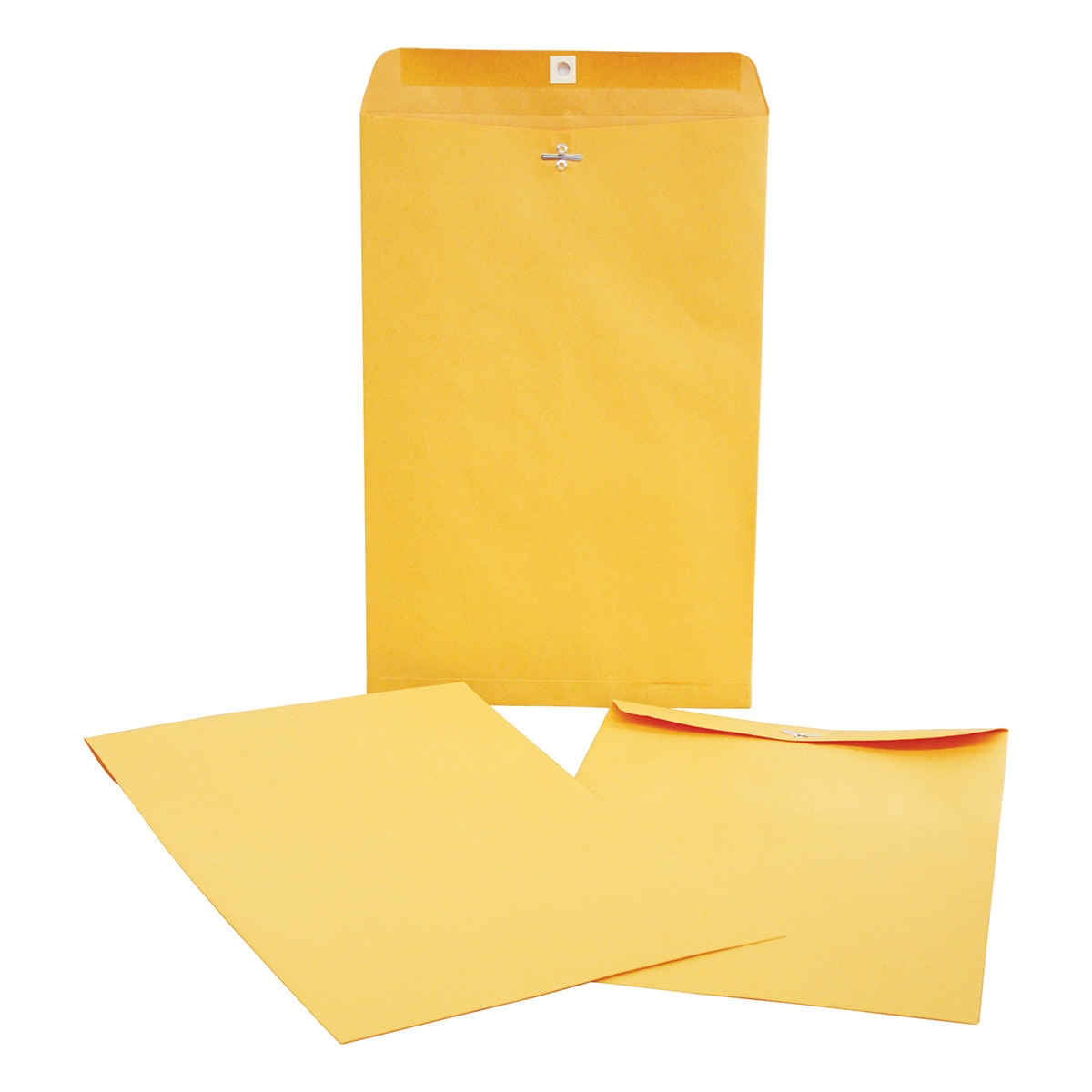 Ampad sobre tipo bolsa con broche tamaño oficio amarillo