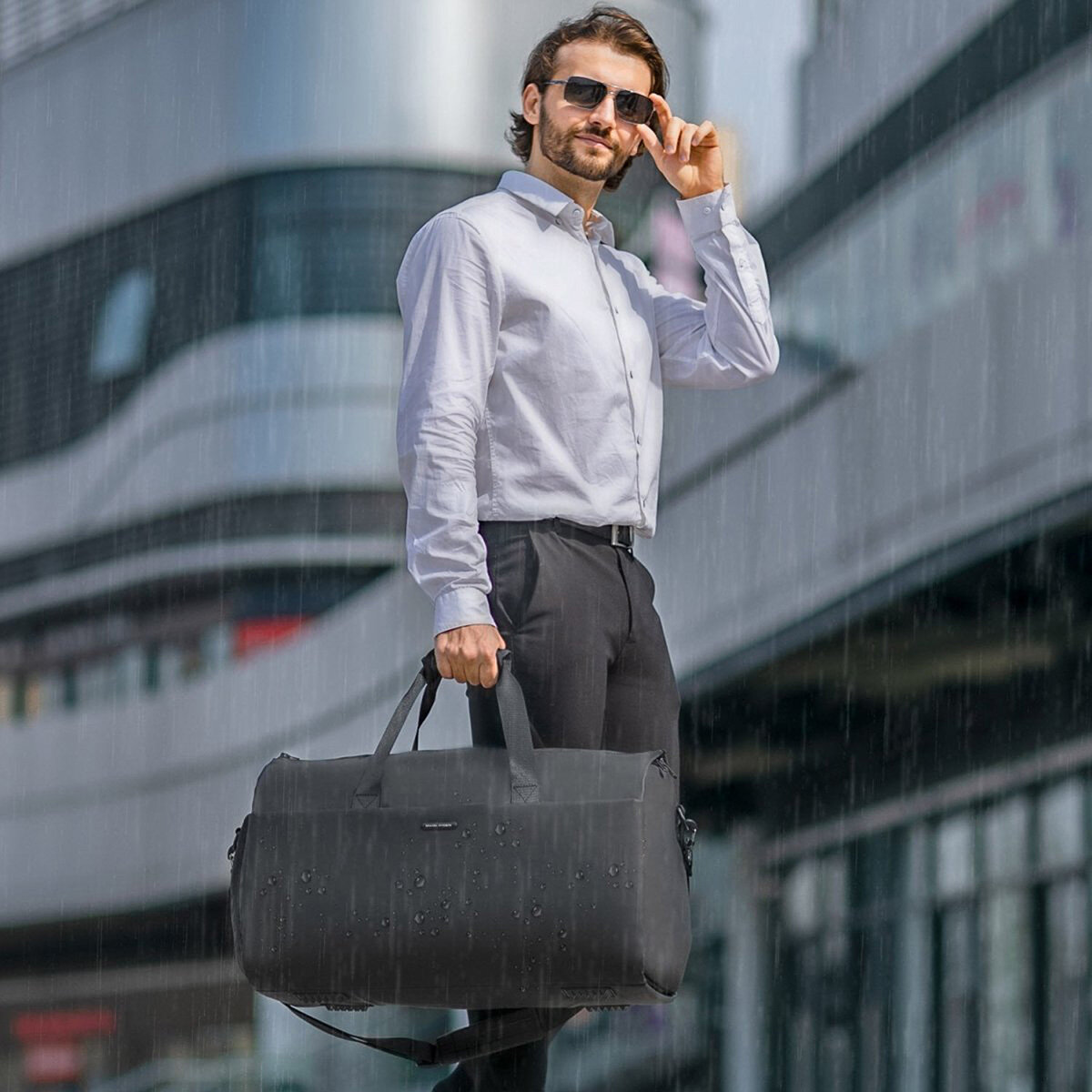 Mark Ryden, Maleta Plegable con Compartimento para Trajes, Impermeable y Elegante