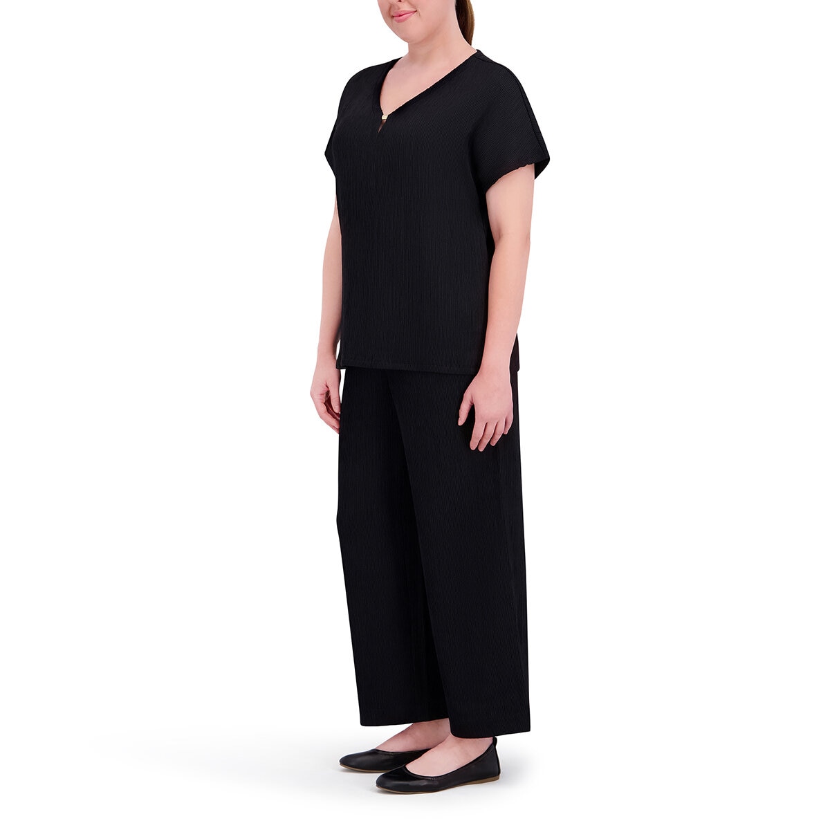 Jones NY Signature Conjunto para Dama Negro Grande