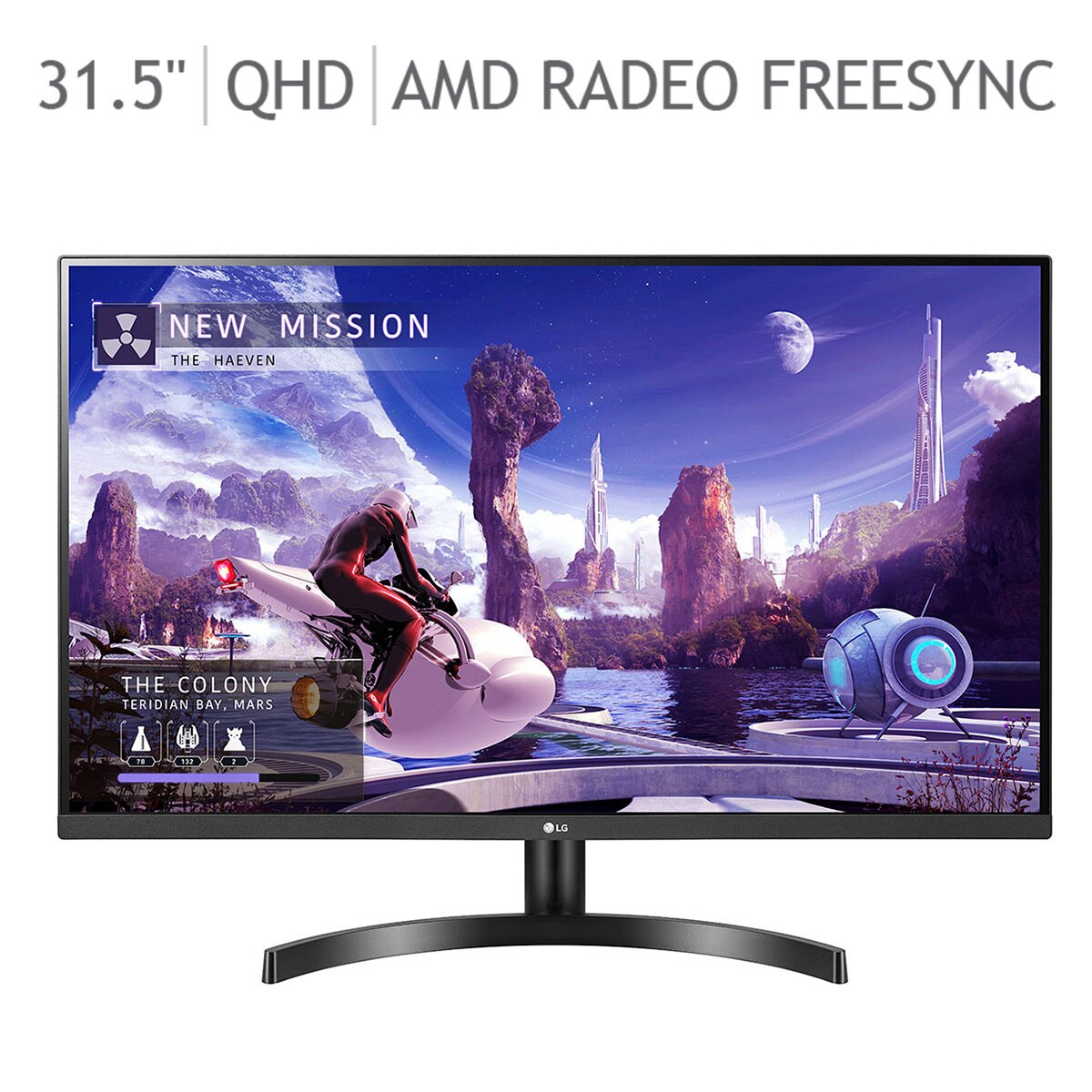 LG Monitor 32QN600-B QHD IPS Monitor con AMD FreeSync™