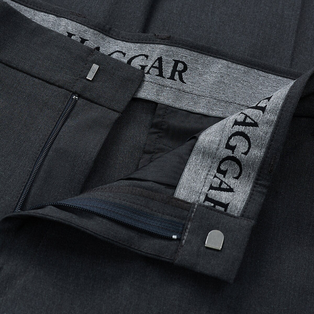 Haggar Pantalones para caballero gris 36 x 29