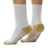 Copper Socks, Calcetines Cortos para Diabéticos (3 Pares) Color Blanco Talla Chica