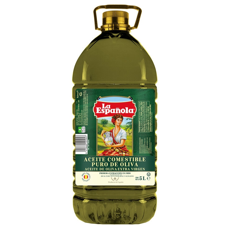 La Española Aceite Comestible Puro de Oliva Extra Virgen 5 L La Española Aceite Comestible Puro de Oliva Extra Virgen 5 L