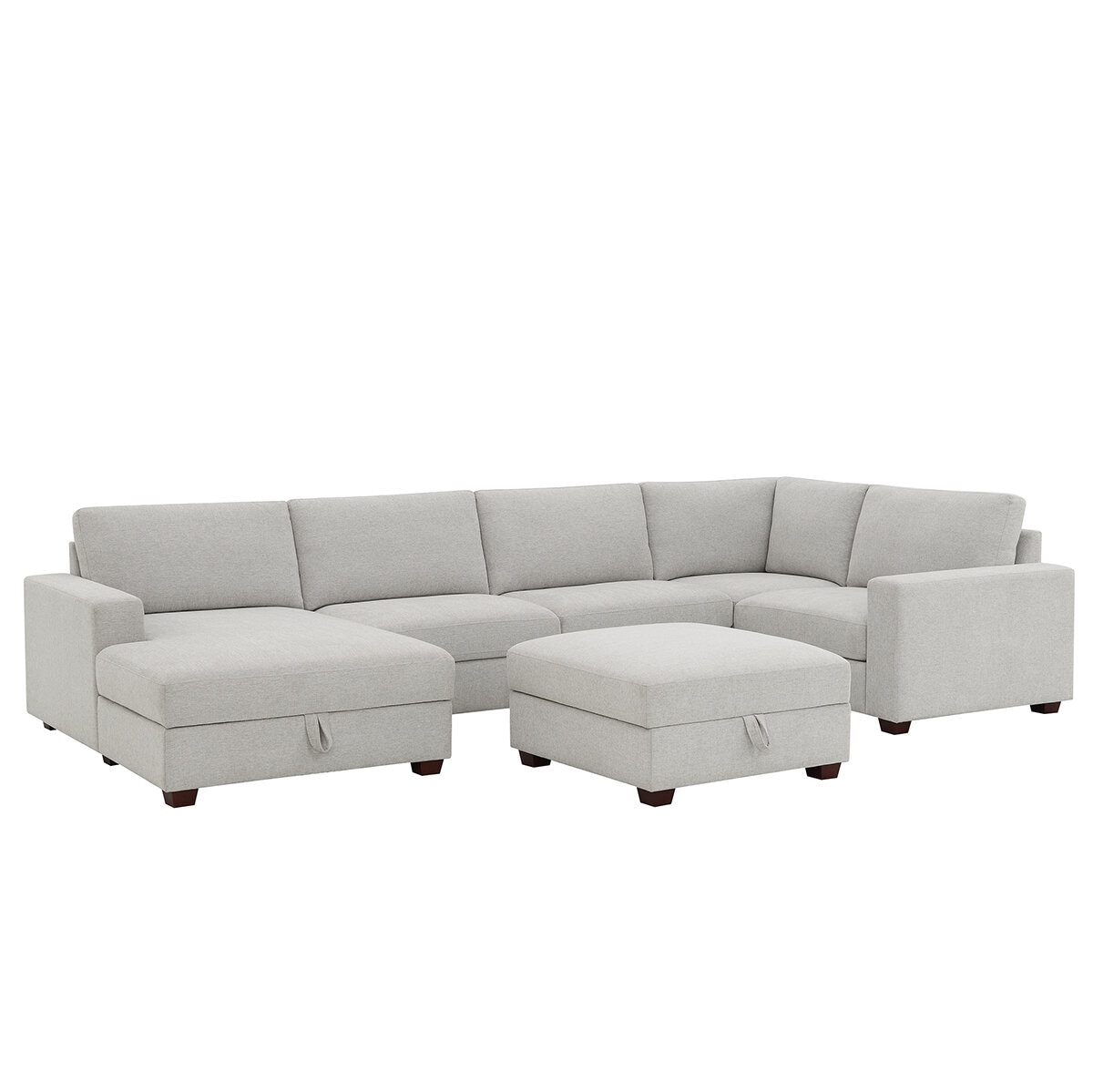 Ontai, Dellamore, Seccional de Tela con Almacenamiento