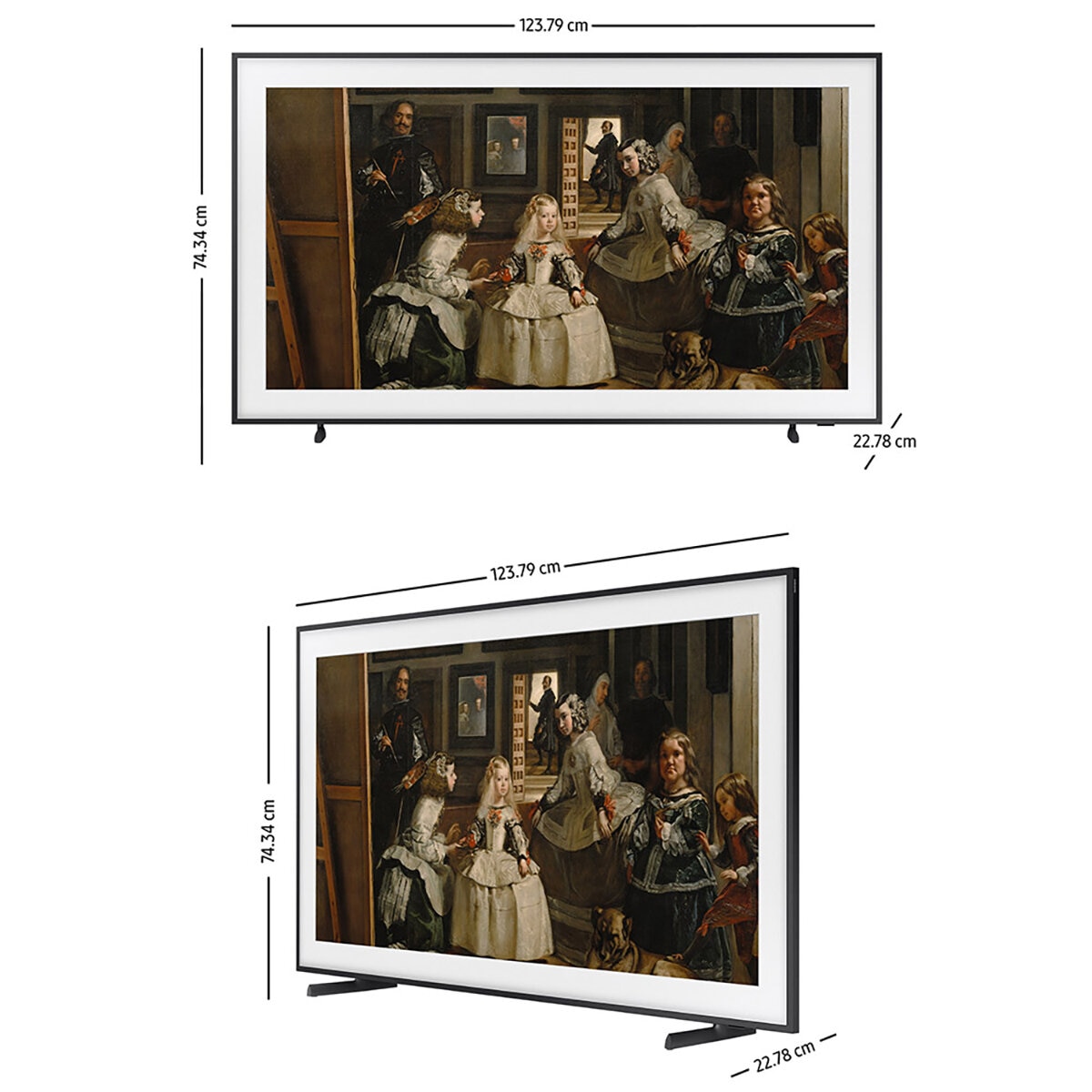 Samsung Pantalla 55" QLED The Frame 4K Smart TV + Marco