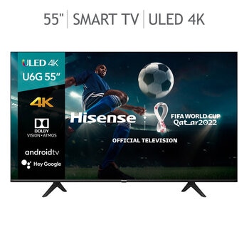 Hisense Pantalla 55" ULED 4K UHD SMART TV