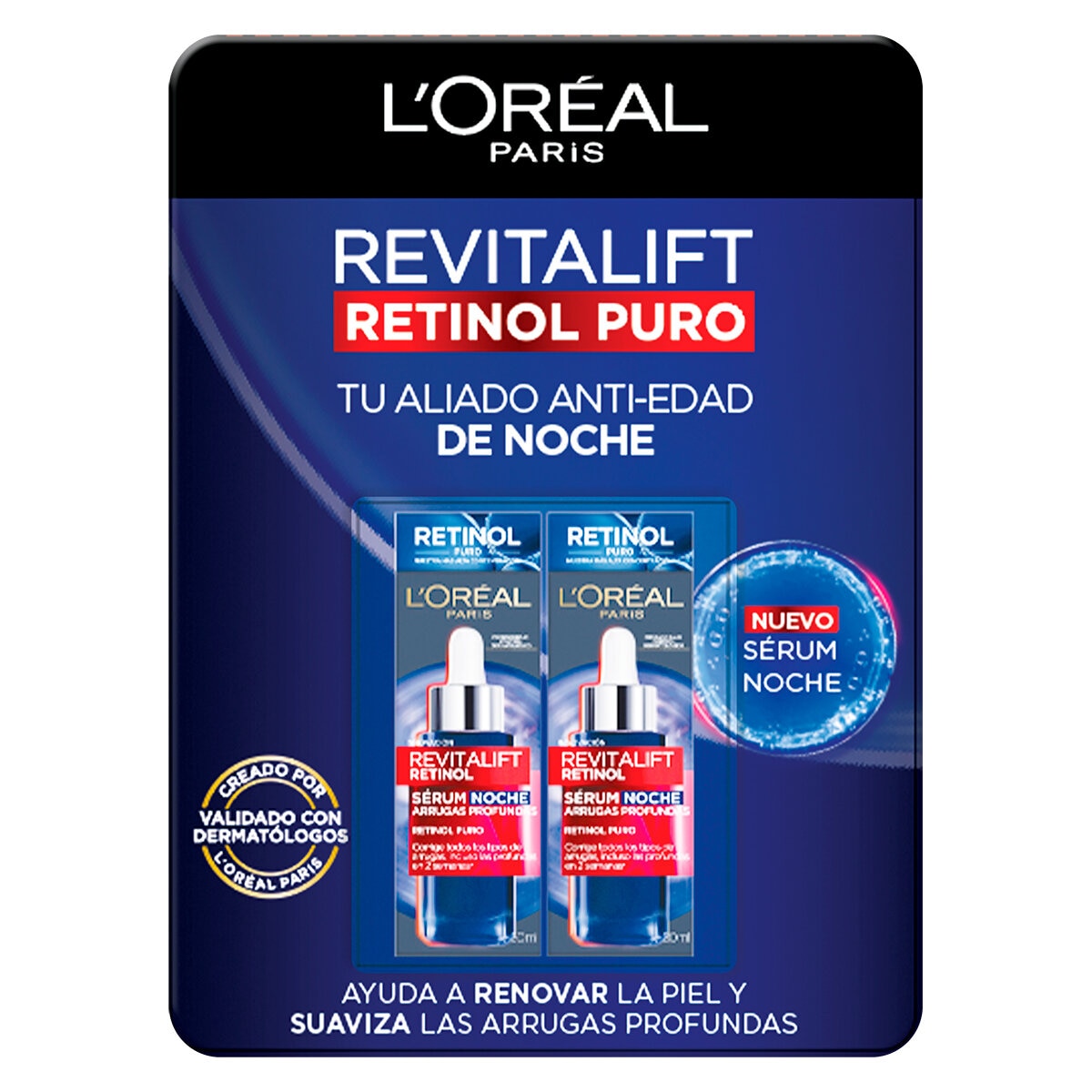 L'Oréal Paris Serum de Retinol 2 pzas