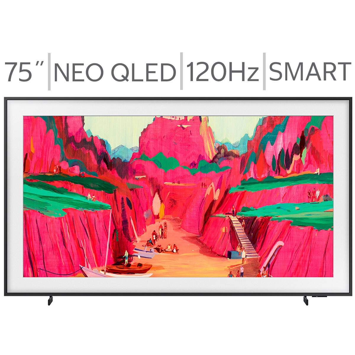 Samsung Pantalla 75" Neo QLED The Frame Pro 4K Smart TV + Marco