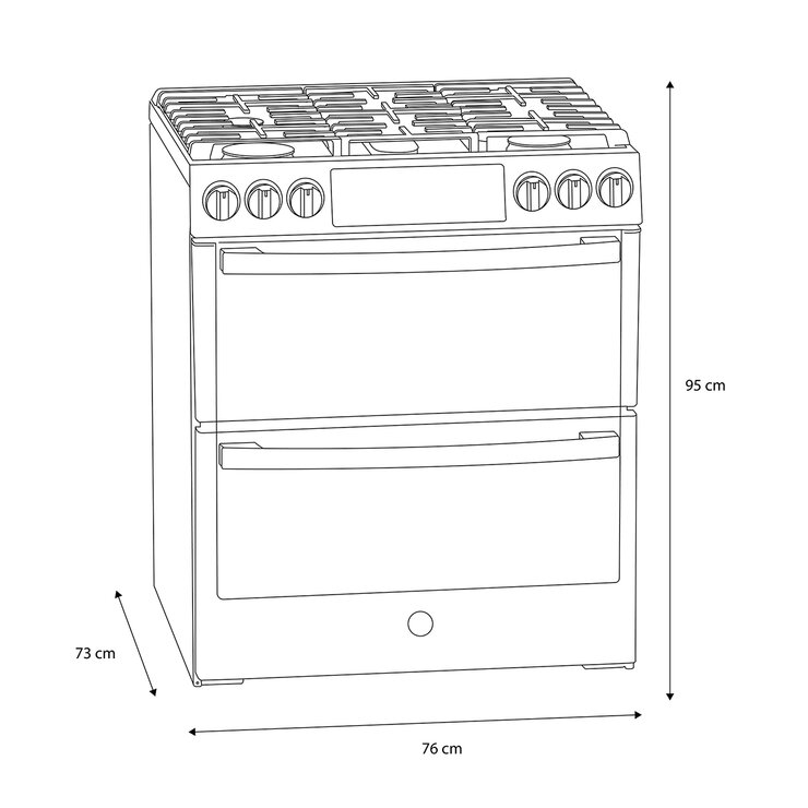 GE Profile Estufa de Piso 5 Quemadores