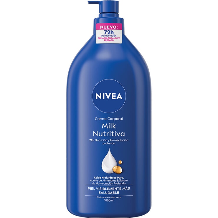 Nivea Body Milk Crema Corporal 2 pzs de 1l + 100 ml