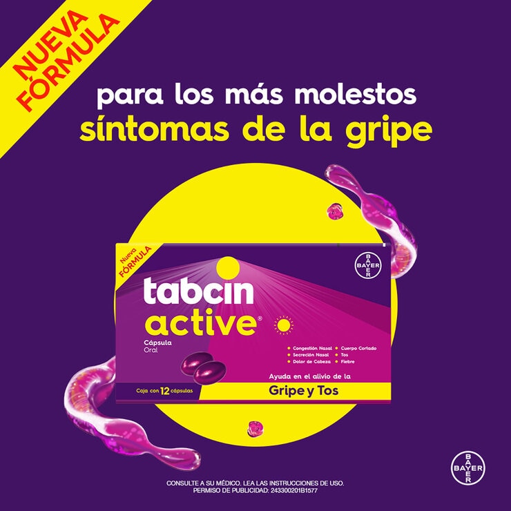 Tabcin Pods Active 2 Cajas de 12 Cápsulas c/u