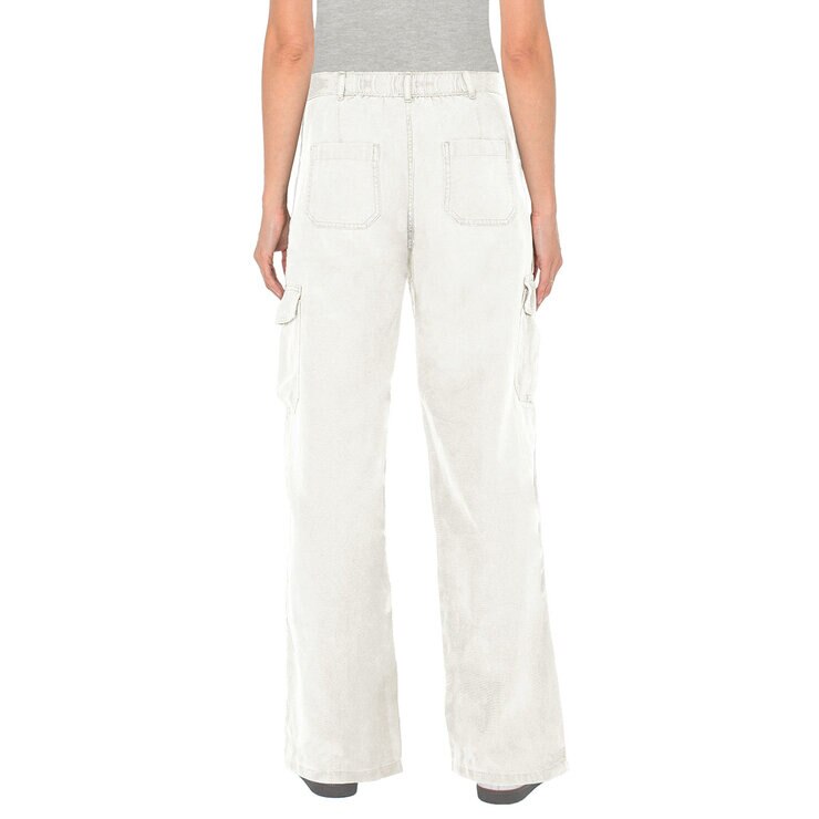 Well Worn Pantalones Cargo para Dama Blanco 2