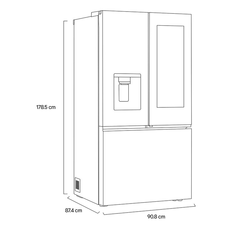 LG Refrigerador 31' French Door