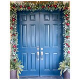 9' Guirnalda Pre-iluminada con Luces LED Centelleantes - Rojo