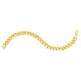 Pulsera para Caballero, 21.59cm, Oro Italiano Amarillo de 14K