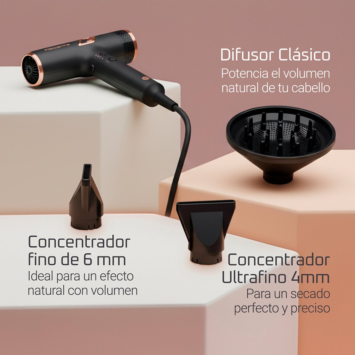 Rowenta, Nano Secadora para Cabello