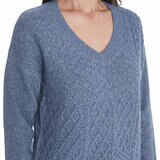 Frye Suéter para Dama Azul Extra Grande Frye Suéter para Dama Azul Extra Grande