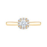 Anillo de Compromiso, 0.30ctw Diamantes, Oro Amarillo 14K Anillo de Compromiso, 0.30ctw Diamantes, Oro Amarillo 14K