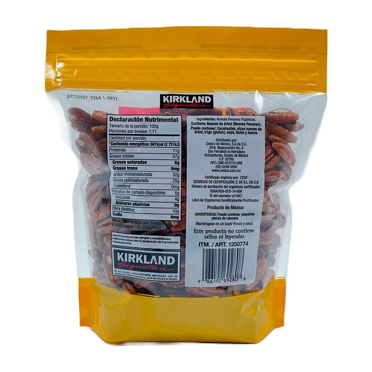 Kirkland Signature Nuez Pecana Orgánica 771 g