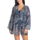 Bleau by Rod Kimono de playa para Dama Negro Extra Grande