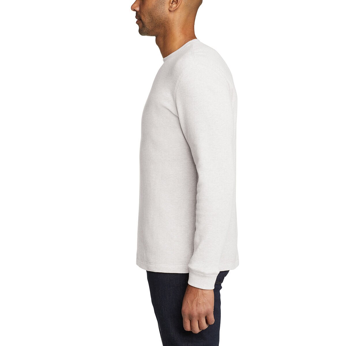 Eddie Bauer Playera de manga larga para Caballero Mediana Blanco
