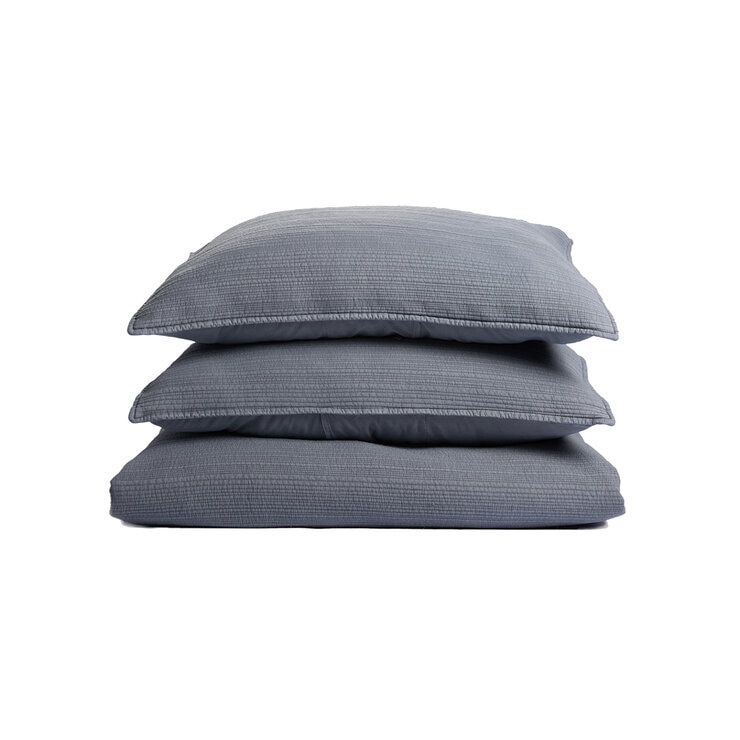 Jennifer Adams Juego de Cama Tamaño King 3 piezas azul