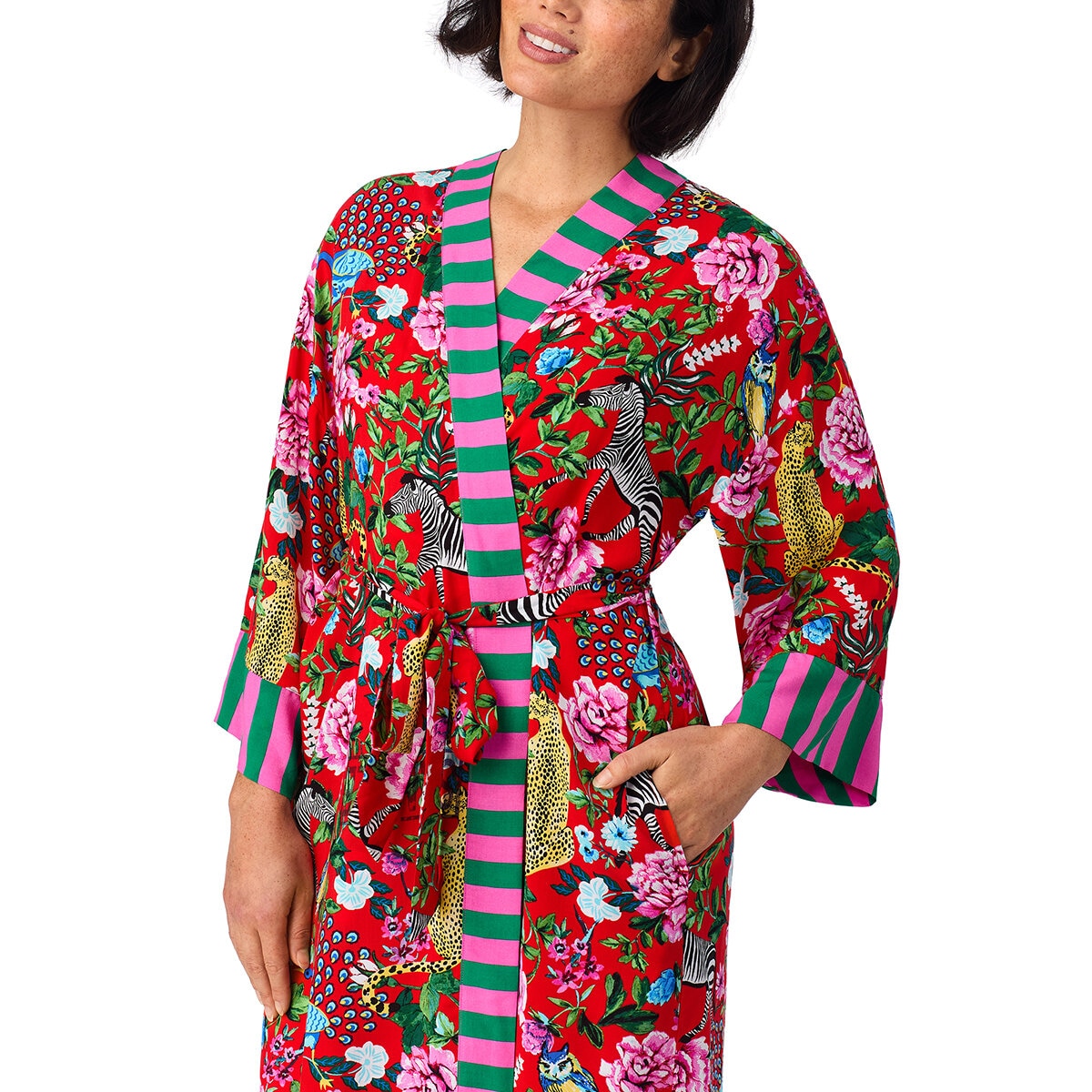Jane & Bleecker Kimono para Dama Rosa Chica
