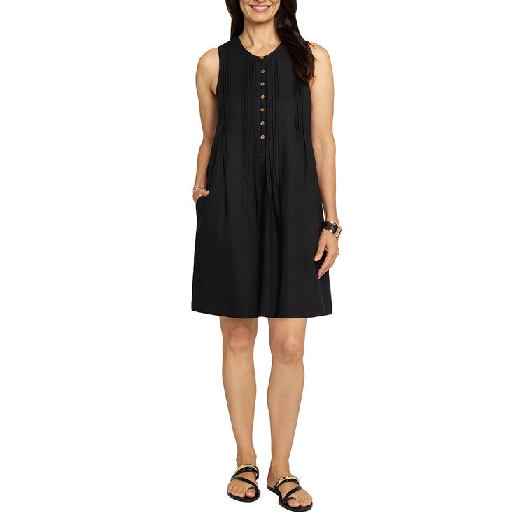 Matty M Vestido Tipo Lino para Dama Varias Tallas y Colores