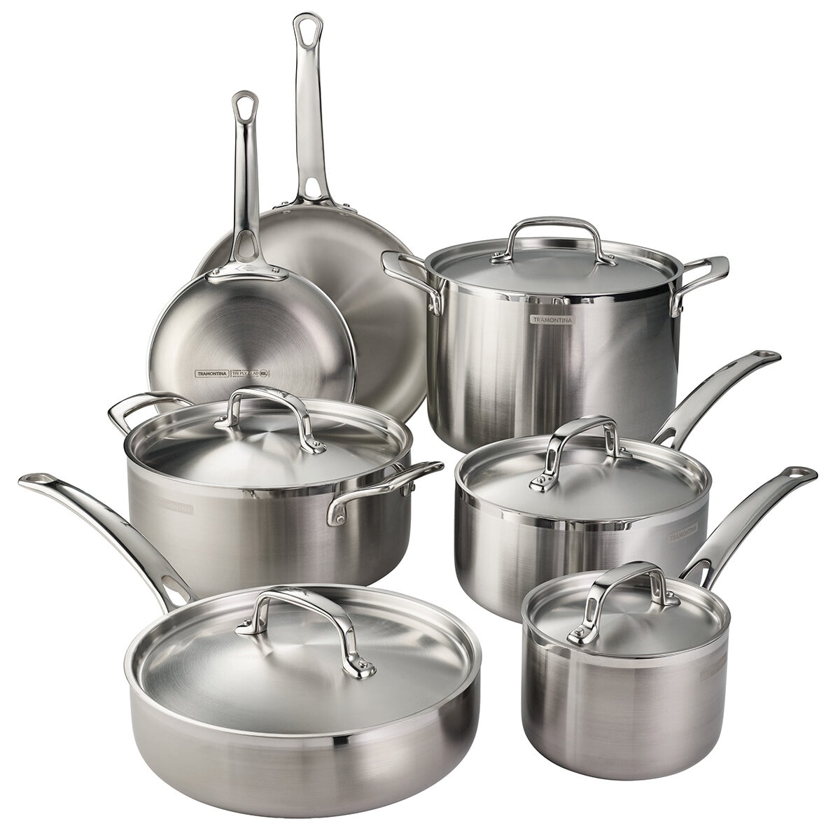 Tramontina Juego de Batería de Cocina de 12 Piezas