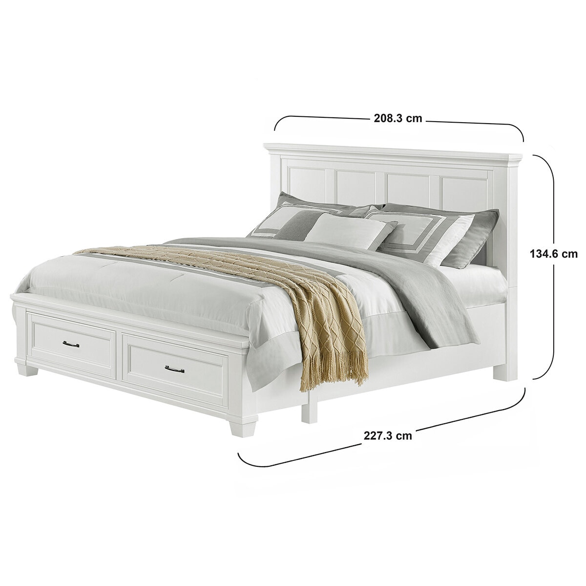 Universal Broadmoore, Rose, Cama King Size con Espacio de Almacenamiento Universal Broadmoore, Rose, Cama King Size con Espacio de Almacenamiento