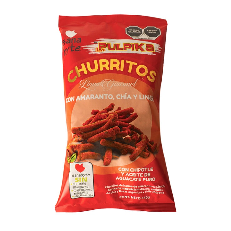 Pulpika Churrito Amaranto Con Chipotle 550 g Pulpika Churrito Amaranto Con Chipotle 550 g