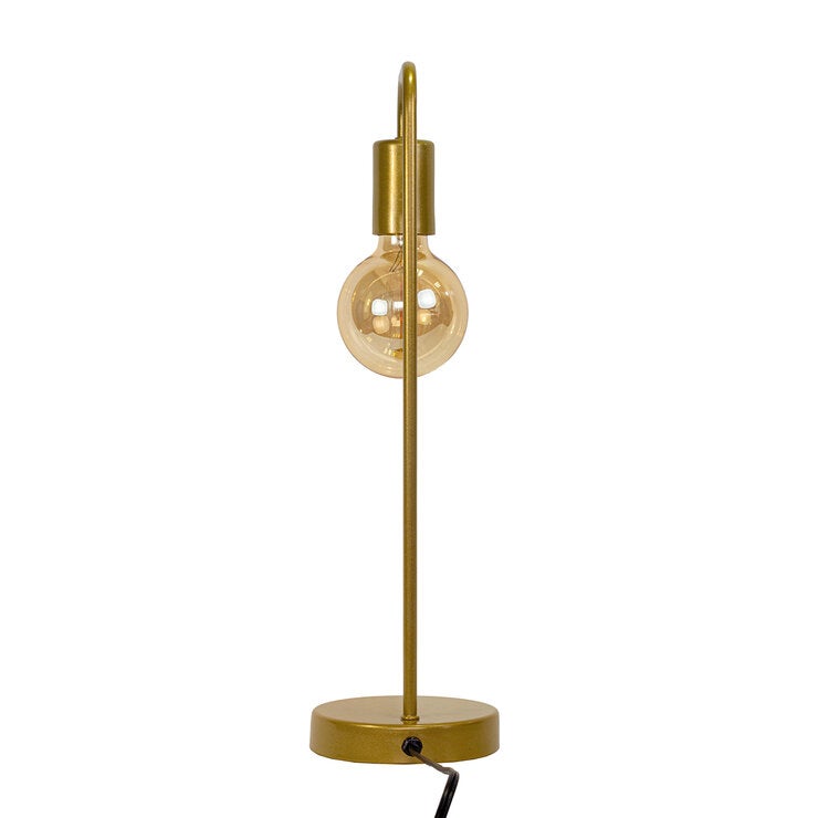 Artiva, Lampara de Mesa de Metal, Dorado