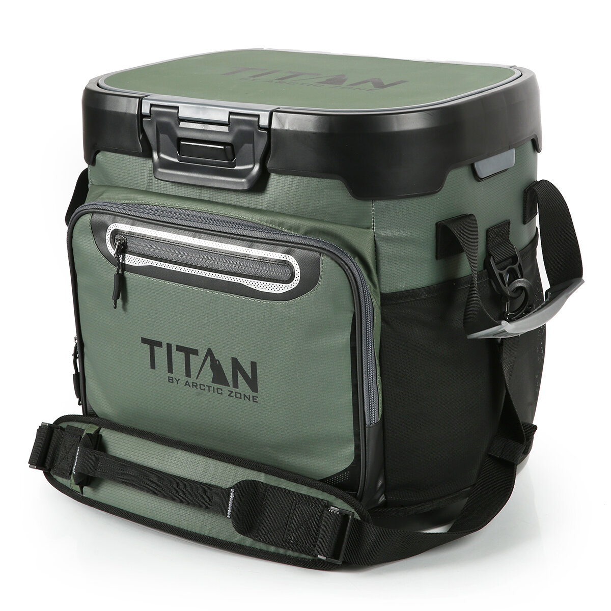 Titan Hielera sin Cierre para 36 Latas Verde