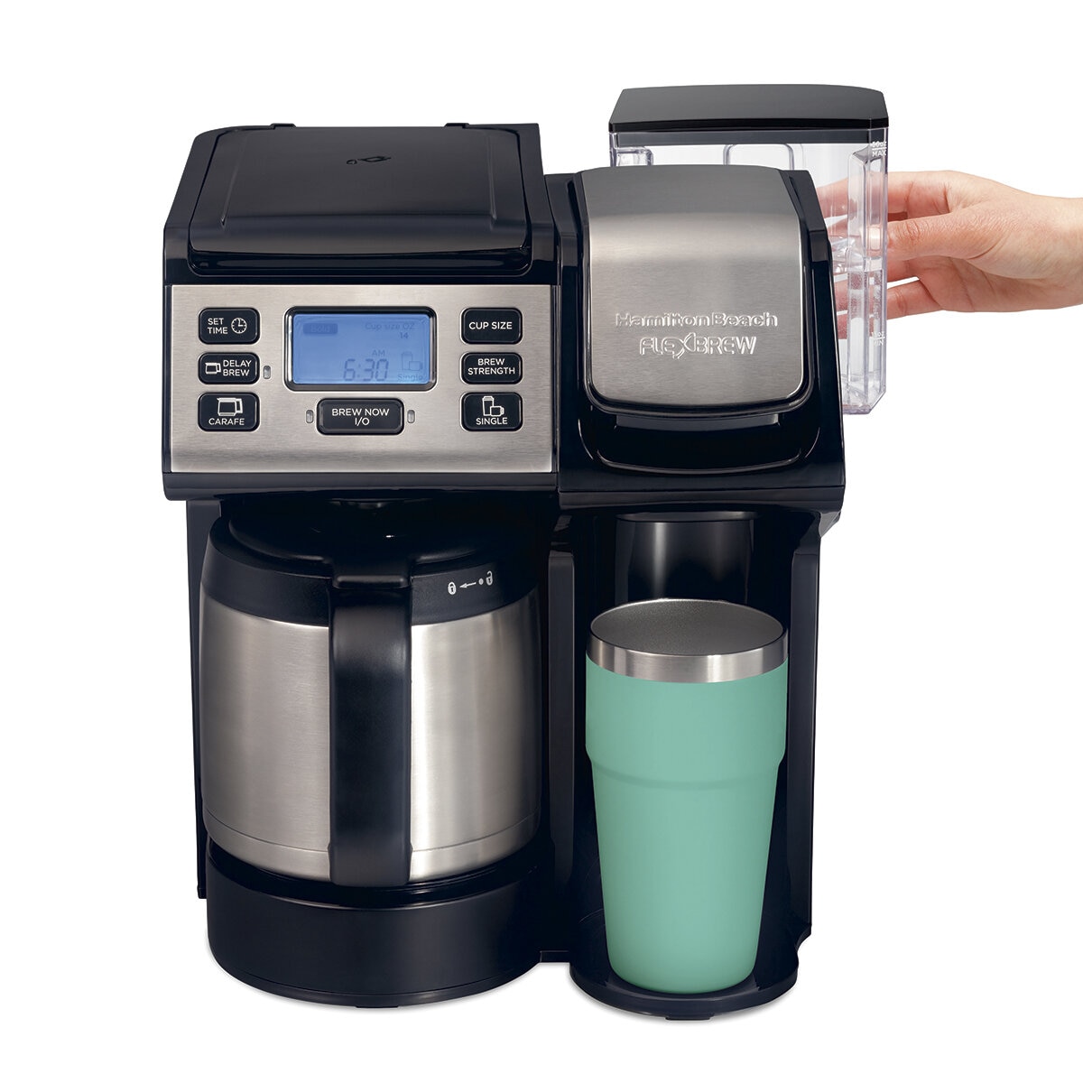 Cafetera Universal 3 En 1 Hamilton Beach Flexbrew Con Combin