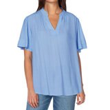 Well Worn Blusa para Dama Azul Extra Grande