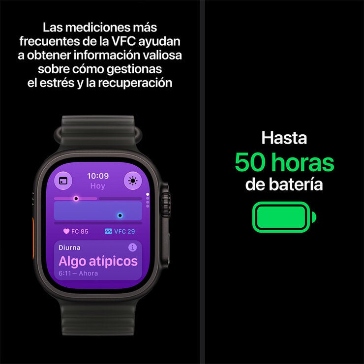 Apple Watch Ultra 4 (GPS + Celular) 49mm Titanio Negro + Correa Trail Borgoña - Talla M/L Apple Watch Ultra 4 (GPS + Celular) 49mm Titanio Negro + Correa Trail Borgoña - Talla M/L
