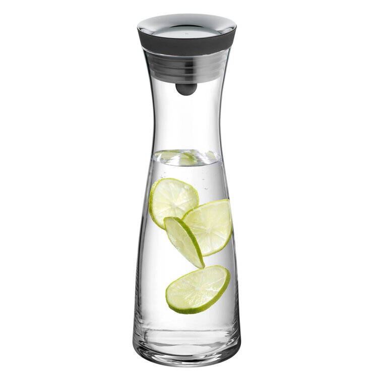 WMF Jarra de Cristal con Tapa de Acero Inoxidable de 1L