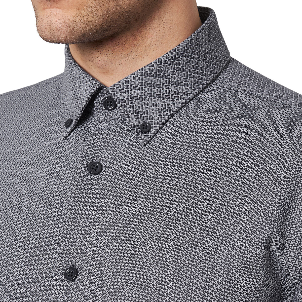 Modern Ambition Camisa para Caballero Azul Extra Grande