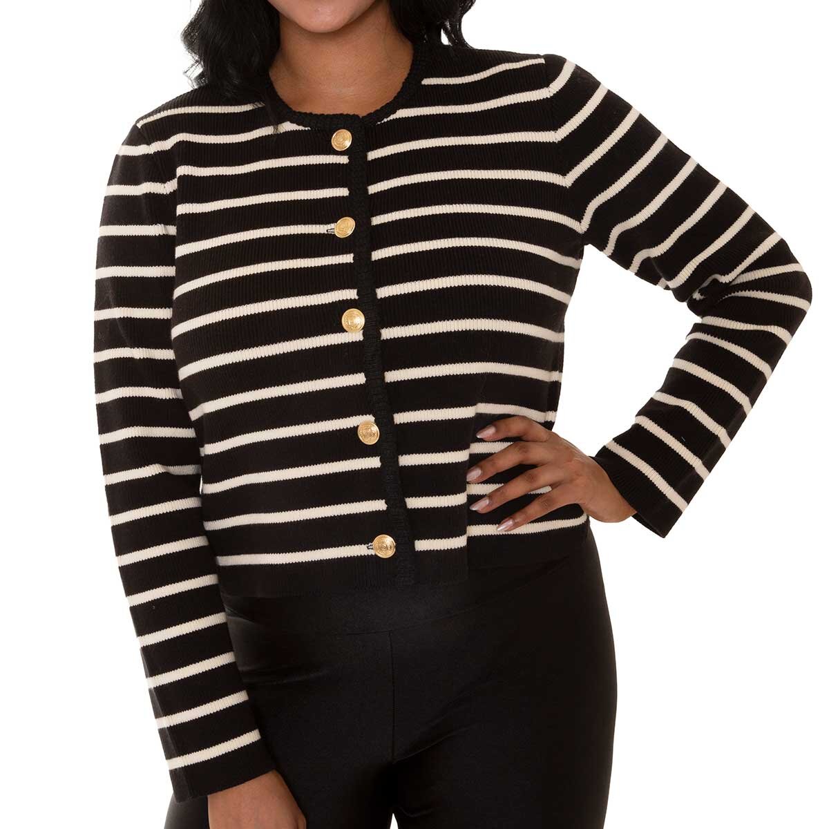 Mario Serrani Italy Suéter para Dama Negro Chica Mario Serrani Italy Suéter para Dama Negro Chica