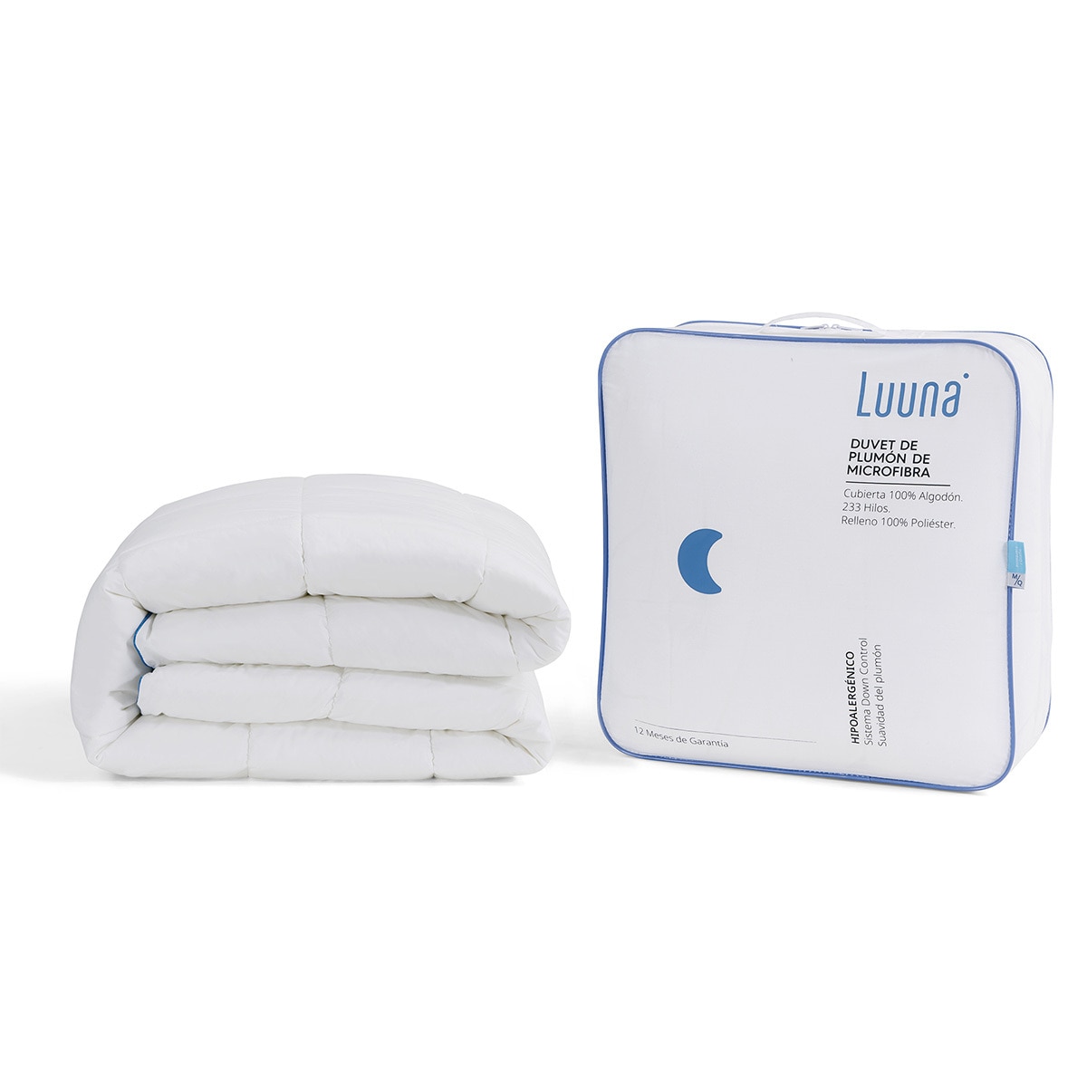 Luuna, Relleno de Duvet de Microfibra para Primavera/ Otoño, Tamaño Queen/ Matrimonial
